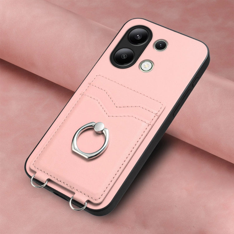 For Xiaomi Redmi Note 13 4G Global R20 Ring Card Holder Phone Case
