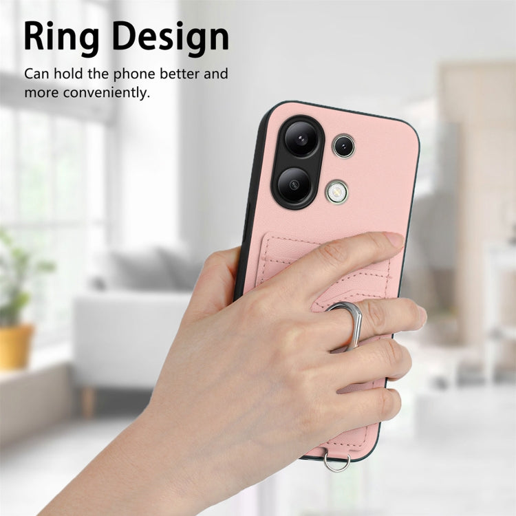 For Xiaomi Redmi Note 13 4G Global R20 Ring Card Holder Phone Case