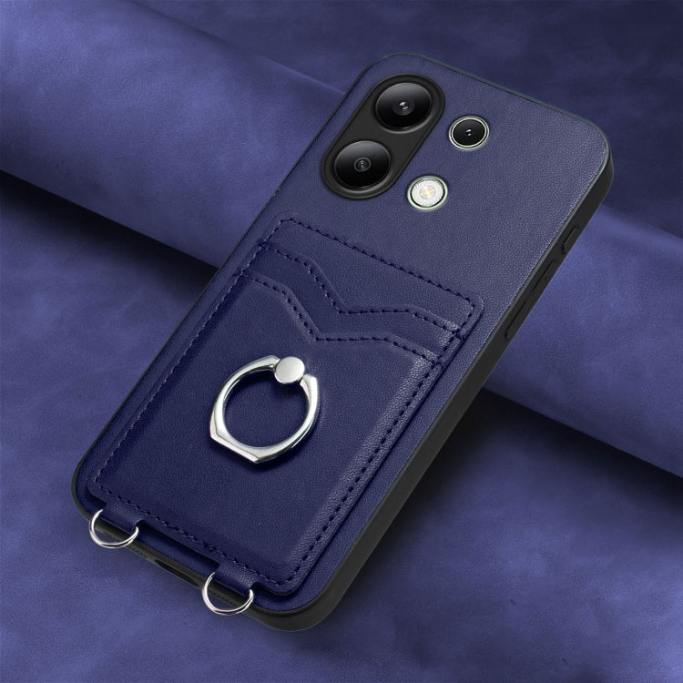 For Xiaomi Redmi Note 13 4G Global R20 Ring Card Holder Phone Case