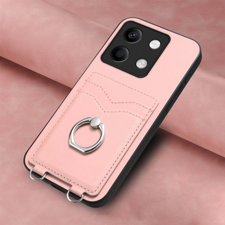 For Xiaomi Redmi Note 13 5G R20 Ring Card Holder Phone Case