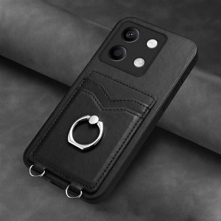 For Xiaomi Redmi Note 13 5G R20 Ring Card Holder Phone Case