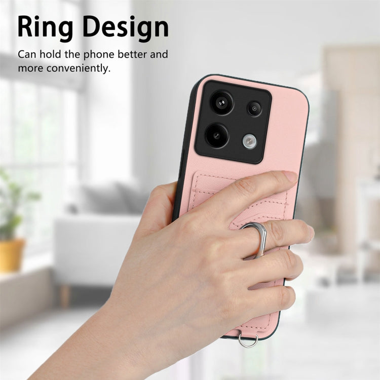 For Xiaomi Redmi Note 13 Pro 4G Global R20 Ring Card Holder Phone Case