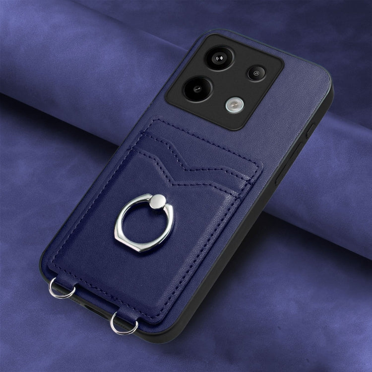 For Xiaomi Redmi Note 13 Pro 4G Global R20 Ring Card Holder Phone Case