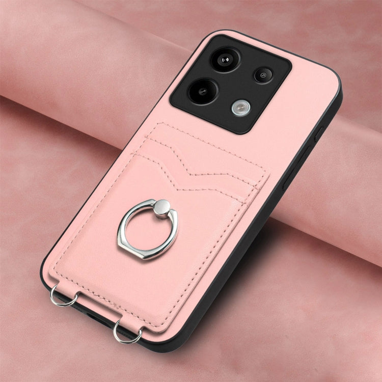 For Xiaomi Poco X6 R20 Ring Card Holder Phone Case