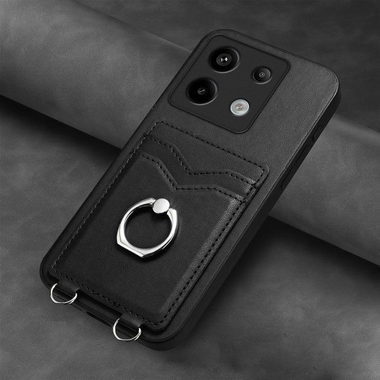 For Xiaomi Poco X6 R20 Ring Card Holder Phone Case