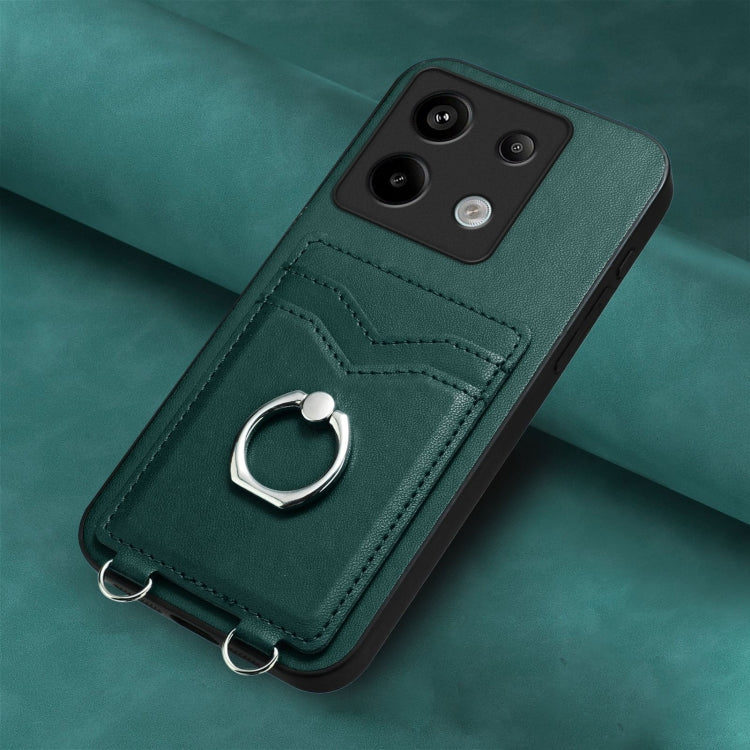 For Xiaomi Poco X6 R20 Ring Card Holder Phone Case