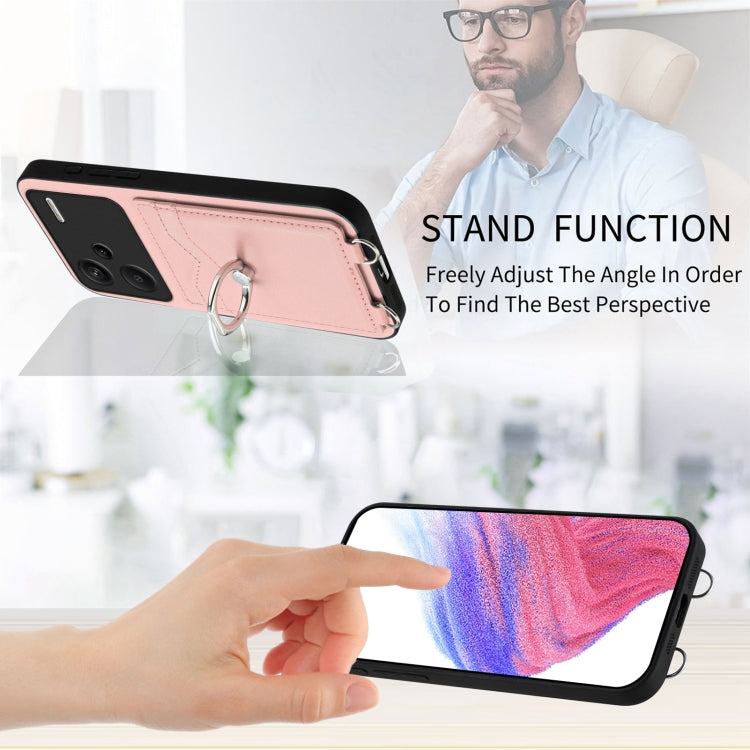 For Xiaomi Redmi Note 13 Pro+ R20 Ring Card Holder Phone Case