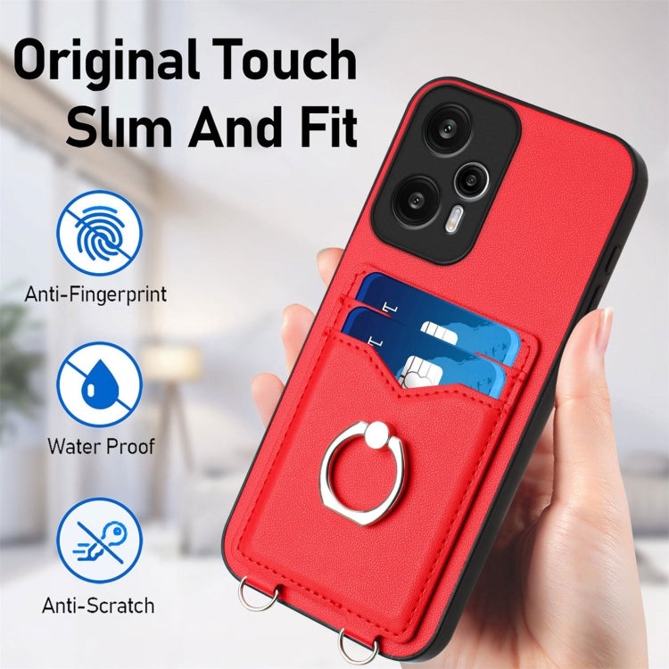 For Xiaomi Redmi Note 12 Turbo R20 Ring Card Holder Phone Case