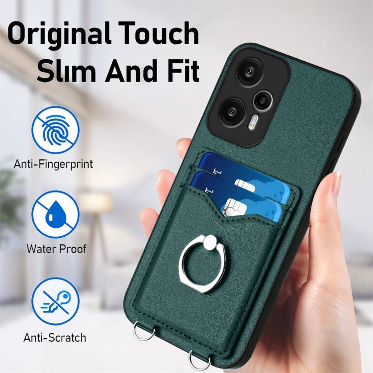 For Xiaomi Redmi Note 12 Turbo R20 Ring Card Holder Phone Case