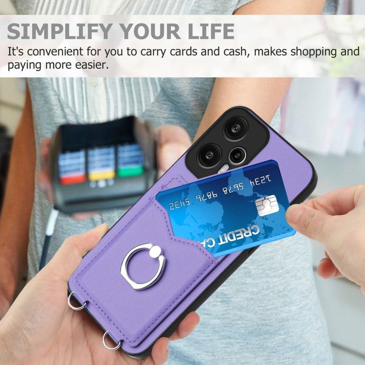 For Xiaomi Redmi Note 12 Turbo R20 Ring Card Holder Phone Case