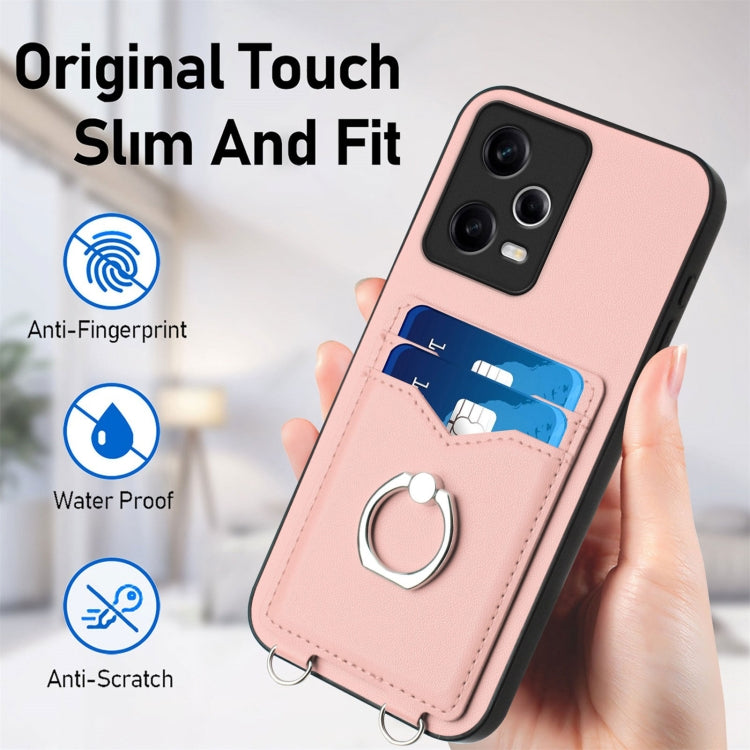 For Xiaomi Redmi Note 12 5G Global R20 Ring Card Holder Phone Case