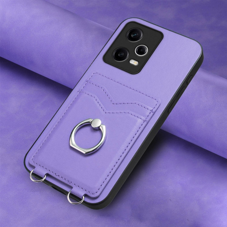 For Xiaomi Redmi Note 12 5G Global R20 Ring Card Holder Phone Case