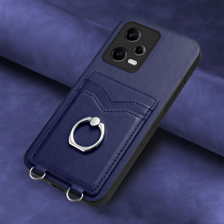 For Xiaomi Redmi Note 12 Pro+ 5G R20 Ring Card Holder Phone Case