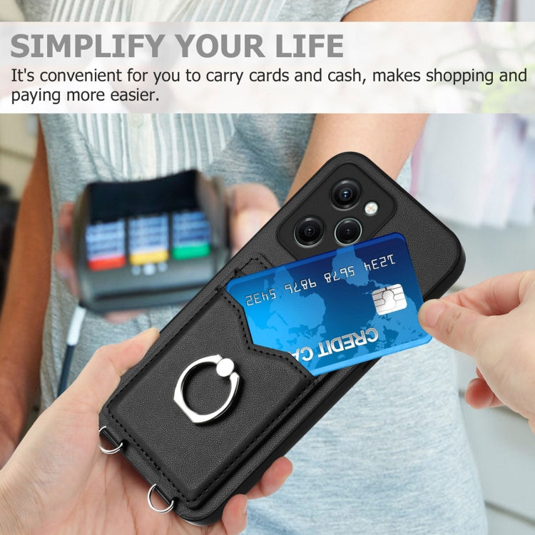 For Xiaomi Redmi Note 12 Pro Speed R20 Ring Card Holder Phone Case