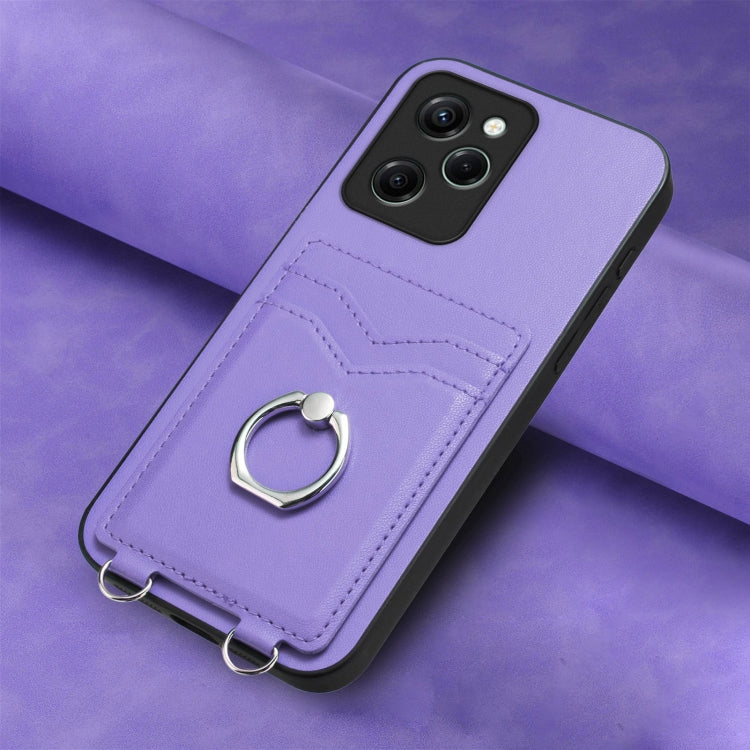 For Xiaomi Redmi Note 12 Pro Speed R20 Ring Card Holder Phone Case