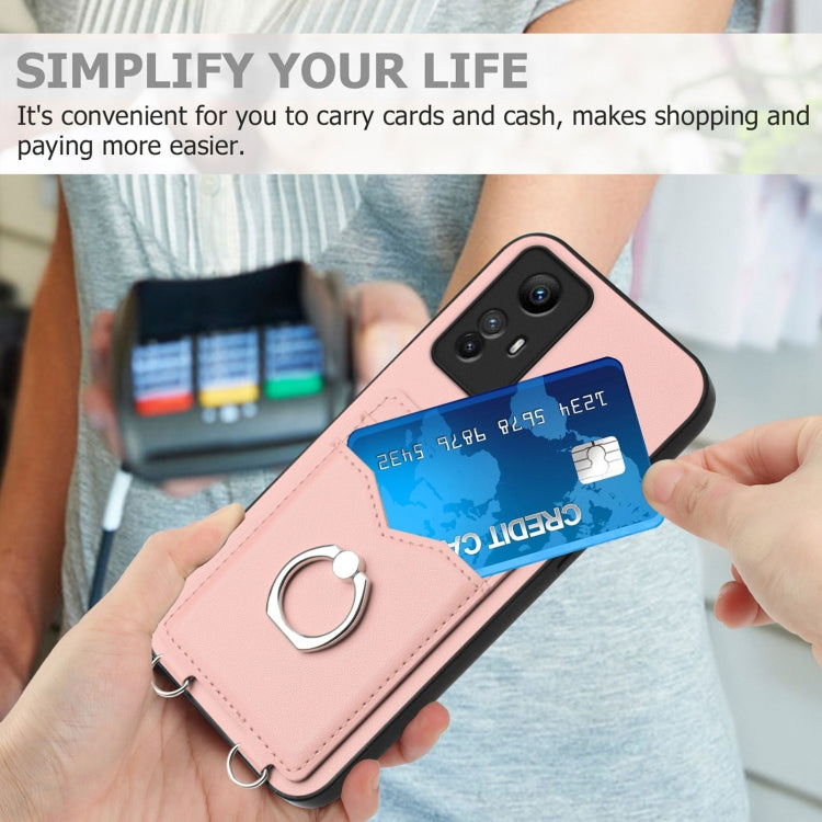 For Xiaomi Redmi Note 12S 4G Global R20 Ring Card Holder Phone Case