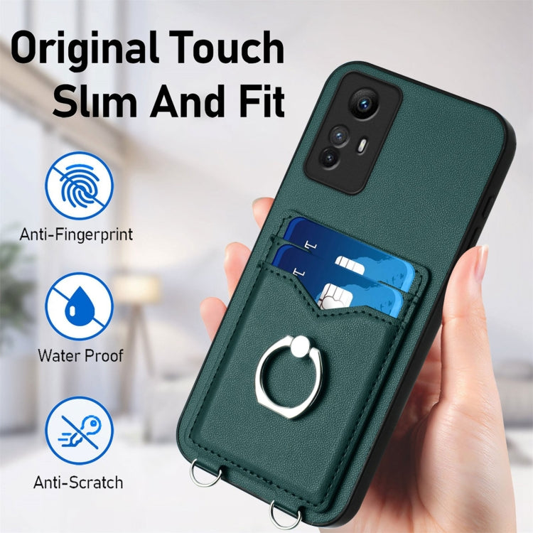 For Xiaomi Redmi Note 12S 4G Global R20 Ring Card Holder Phone Case