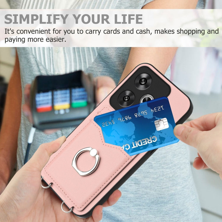 For Xiaomi Redmi Turbo 3 R20 Ring Card Holder Phone Case