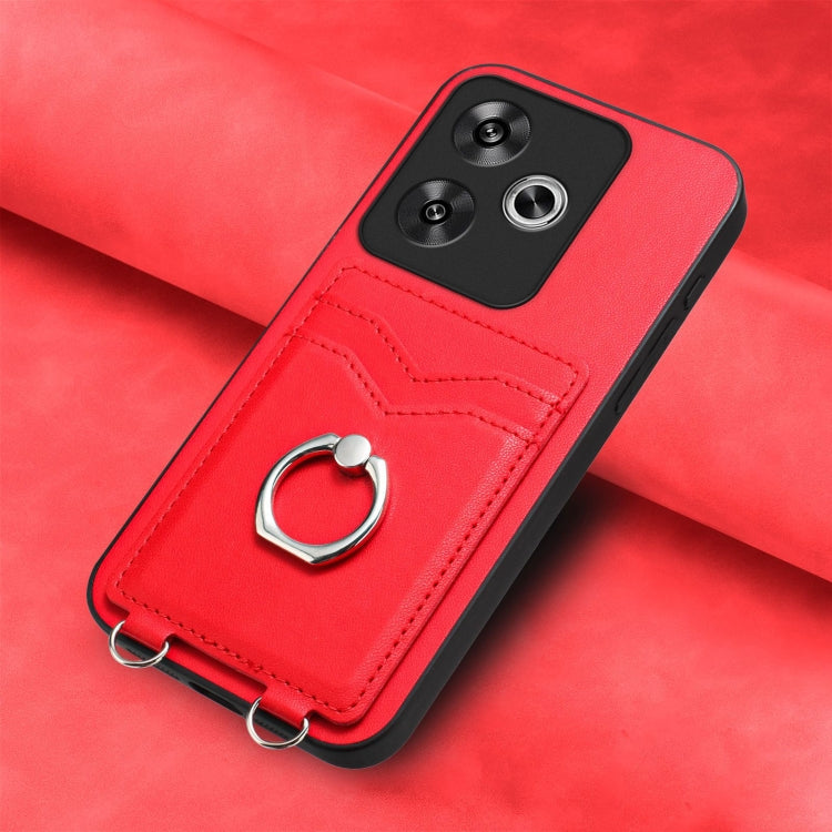 For Xiaomi Redmi Turbo 3 R20 Ring Card Holder Phone Case