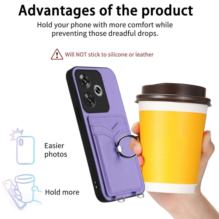 For Xiaomi Redmi Turbo 3 R20 Ring Card Holder Phone Case