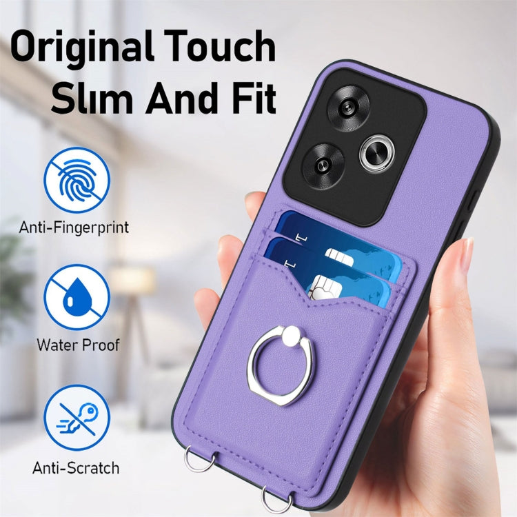 For Xiaomi Redmi Turbo 3 R20 Ring Card Holder Phone Case