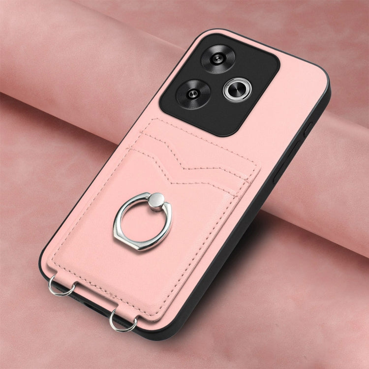 For Xiaomi Poco F6 5G India R20 Ring Card Holder Phone Case