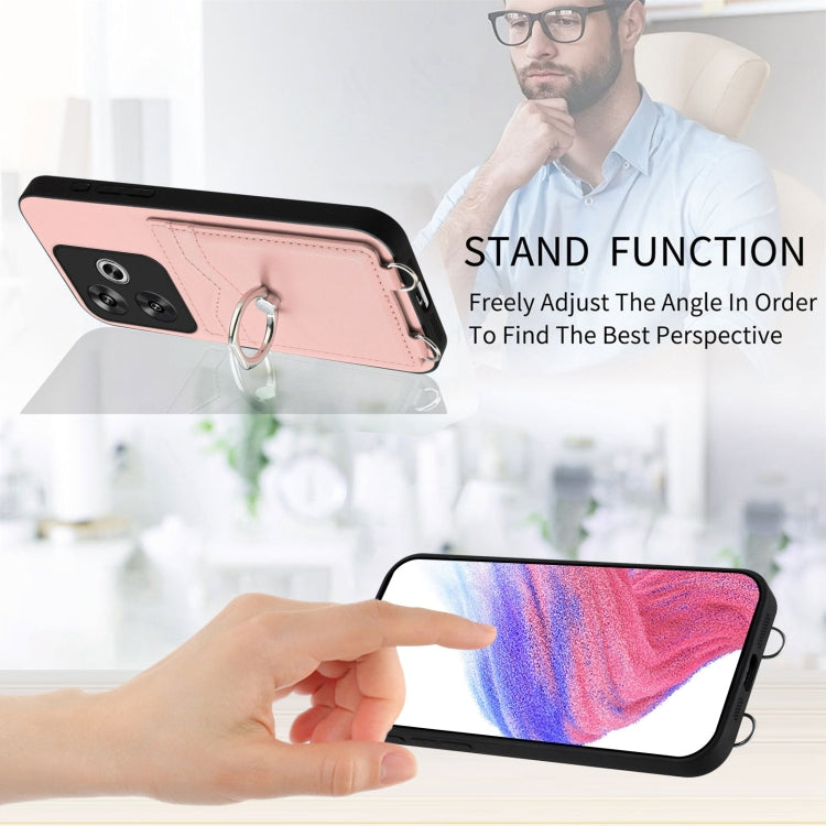 For Xiaomi Poco F6 5G India R20 Ring Card Holder Phone Case
