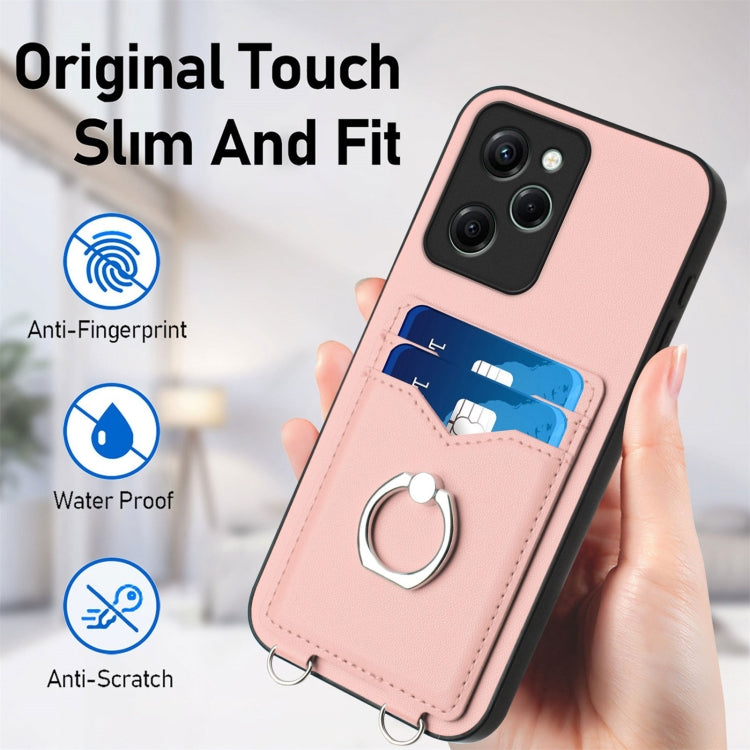 For Xiaomi Poco X5 Pro R20 Ring Card Holder Phone Case