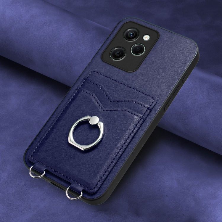 For Xiaomi Poco X5 Pro R20 Ring Card Holder Phone Case