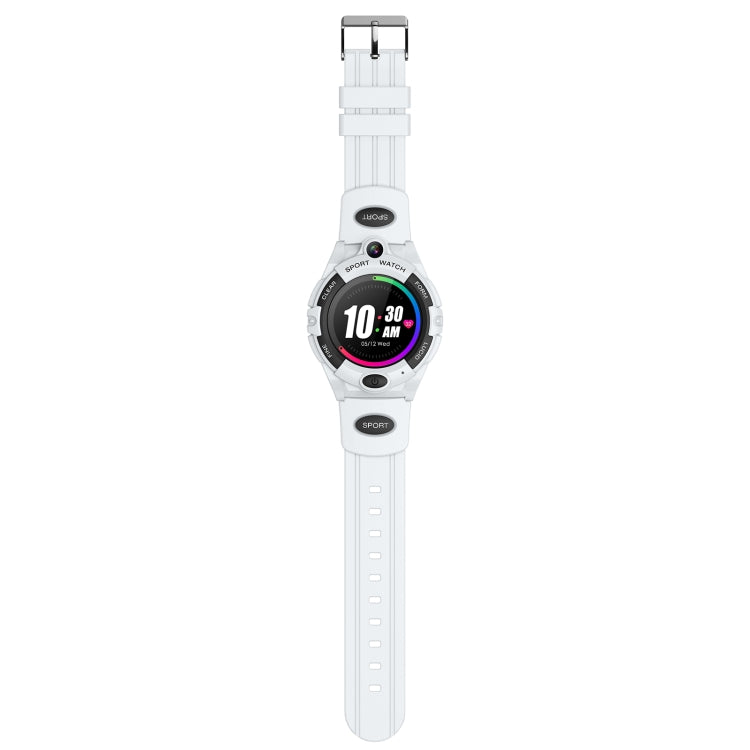LEMFO i10 1.28 inch IP67 Sport Smart Watch, Support Bluetooth Call / GPS / Message Notification / Heart Rate / Blood Pressure Health Monitor - White