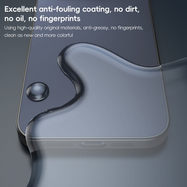 For iPhone 15 Aluminum Alloy Lens Holder Frosted Skin-feel Phone Case