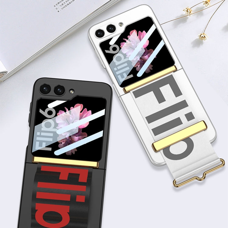For Samsung Galaxy Z Flip6 / Flip7 FE GKK Integrated Ultra-thin Wristband Holder Phone Case