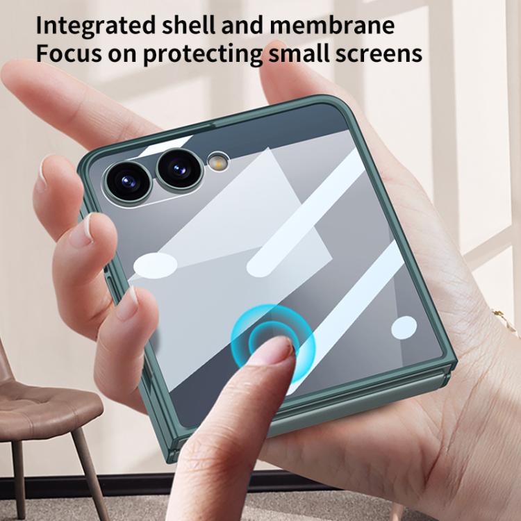 For Samsung Galaxy Z Flip7 5G GKK Integrated Ultra-thin Wristband Holder Phone Case