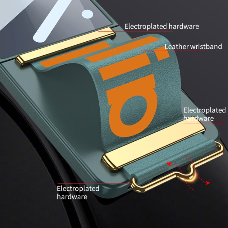 For Samsung Galaxy Z Flip7 5G GKK Integrated Ultra-thin Wristband Holder Phone Case