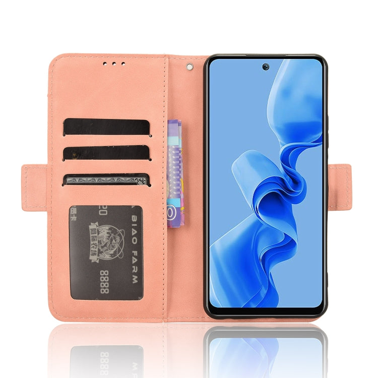 For itel S24 4G Skin Feel Calf Texture Card Slots Leather Phone Case
