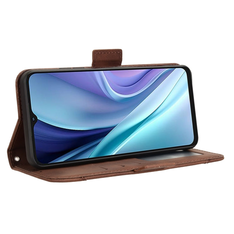 For itel A50 Skin Feel Calf Texture Card Slots Leather Phone Case