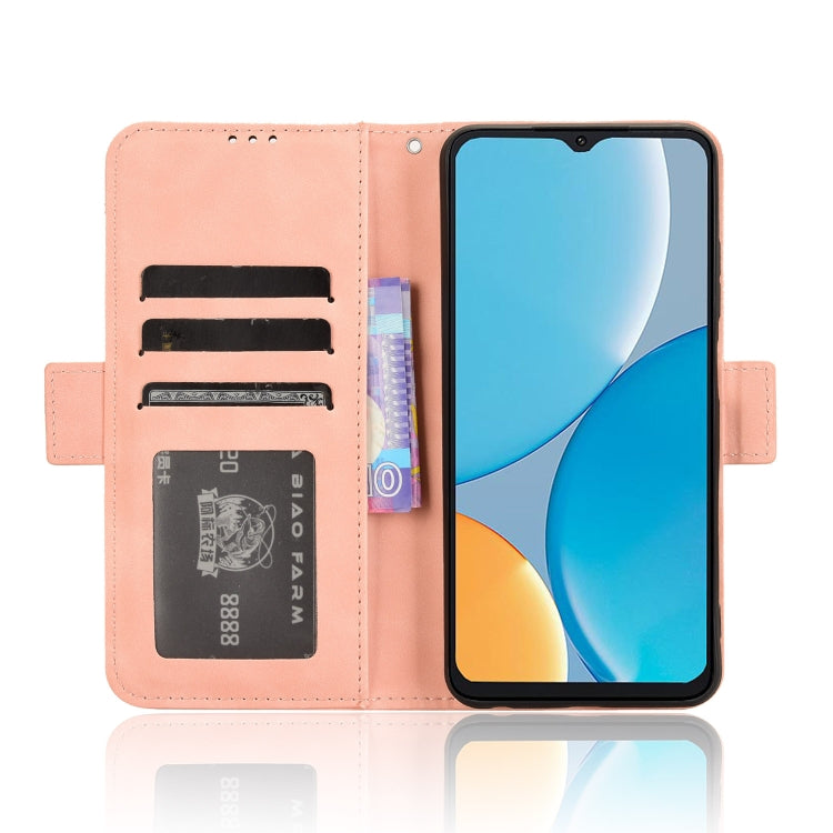 For itel A50C Skin Feel Calf Texture Card Slots Leather Phone Case