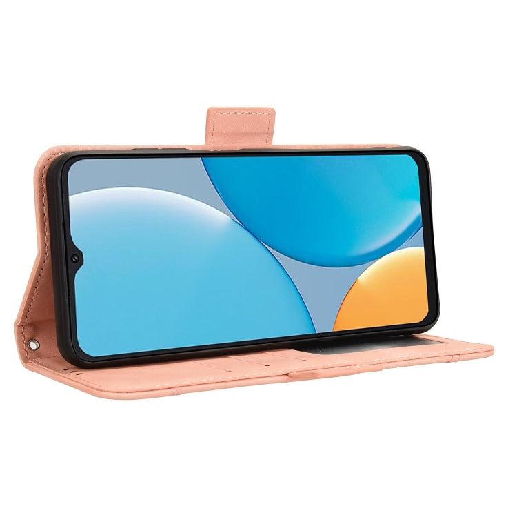 For itel A50C Skin Feel Calf Texture Card Slots Leather Phone Case