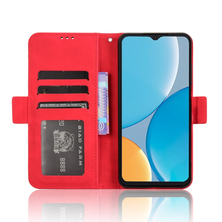 For itel A50C Skin Feel Calf Texture Card Slots Leather Phone Case