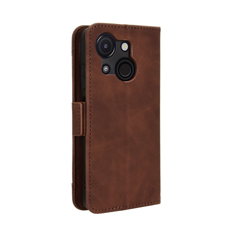 For itel A50C Skin Feel Calf Texture Card Slots Leather Phone Case