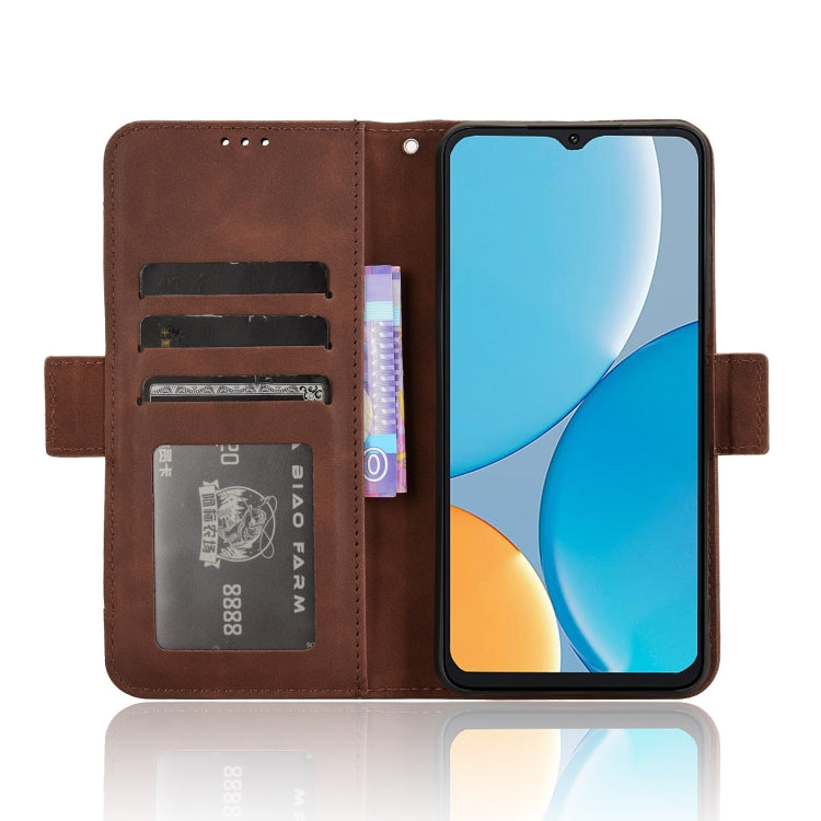 For itel A50C Skin Feel Calf Texture Card Slots Leather Phone Case