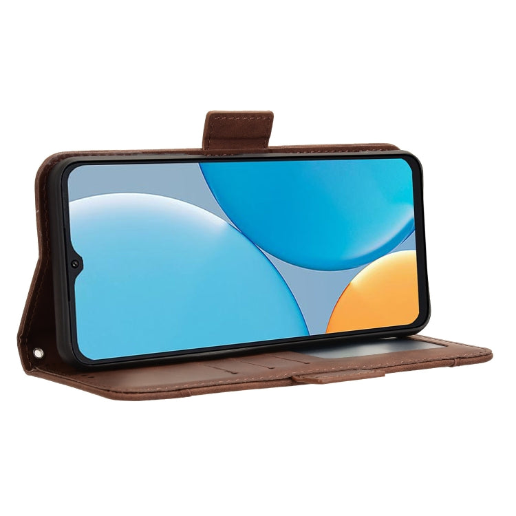For itel A50C Skin Feel Calf Texture Card Slots Leather Phone Case