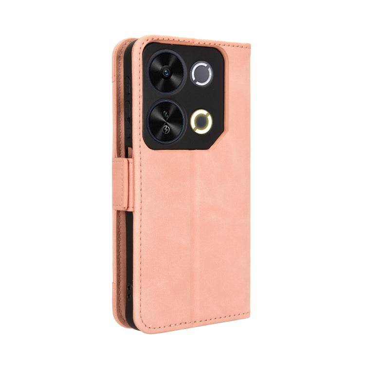 For itel P65 4G Skin Feel Calf Texture Card Slots Leather Phone Case
