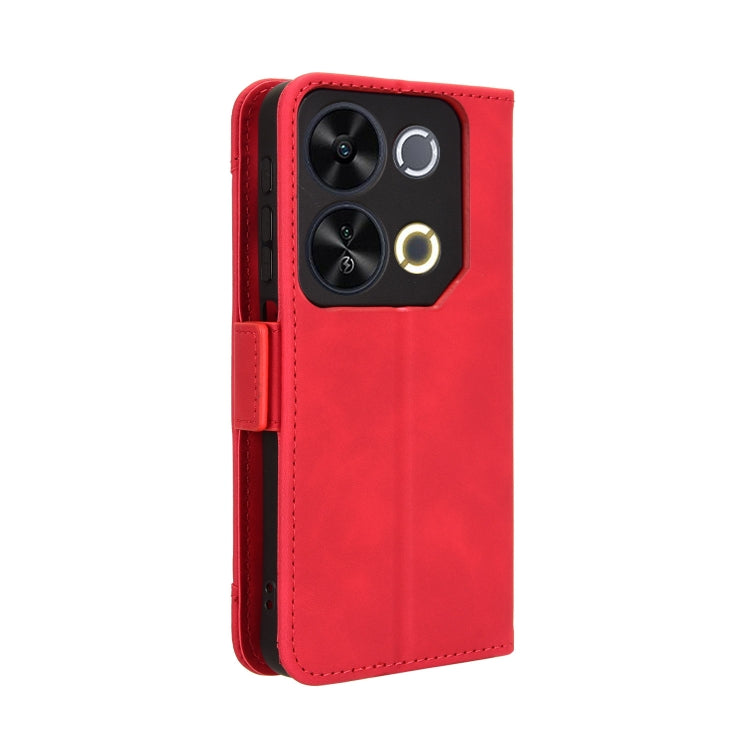 For itel P65 4G Skin Feel Calf Texture Card Slots Leather Phone Case