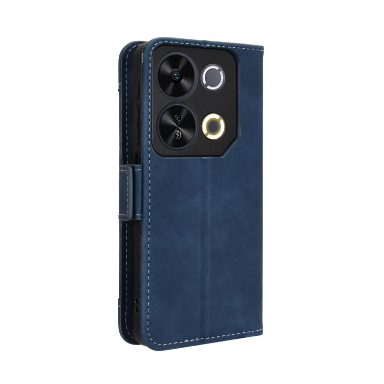 For itel P65 4G Skin Feel Calf Texture Card Slots Leather Phone Case