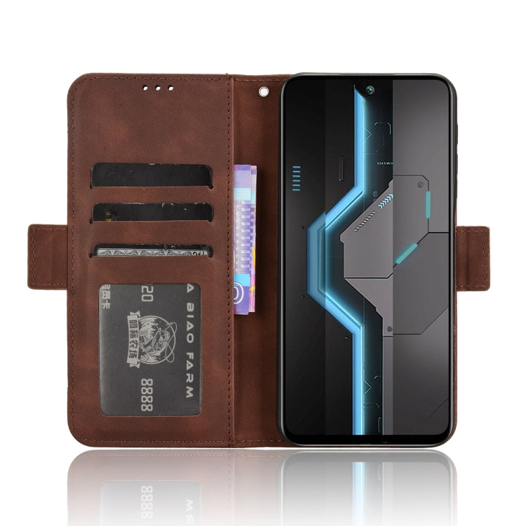 For itel P65 4G Skin Feel Calf Texture Card Slots Leather Phone Case