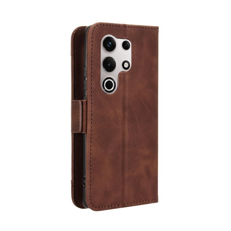 For itel S25 Ultra 4G Skin Feel Calf Texture Card Slots Leather Phone Case