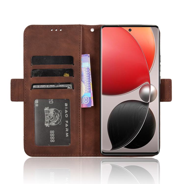 For itel S25 Ultra 4G Skin Feel Calf Texture Card Slots Leather Phone Case