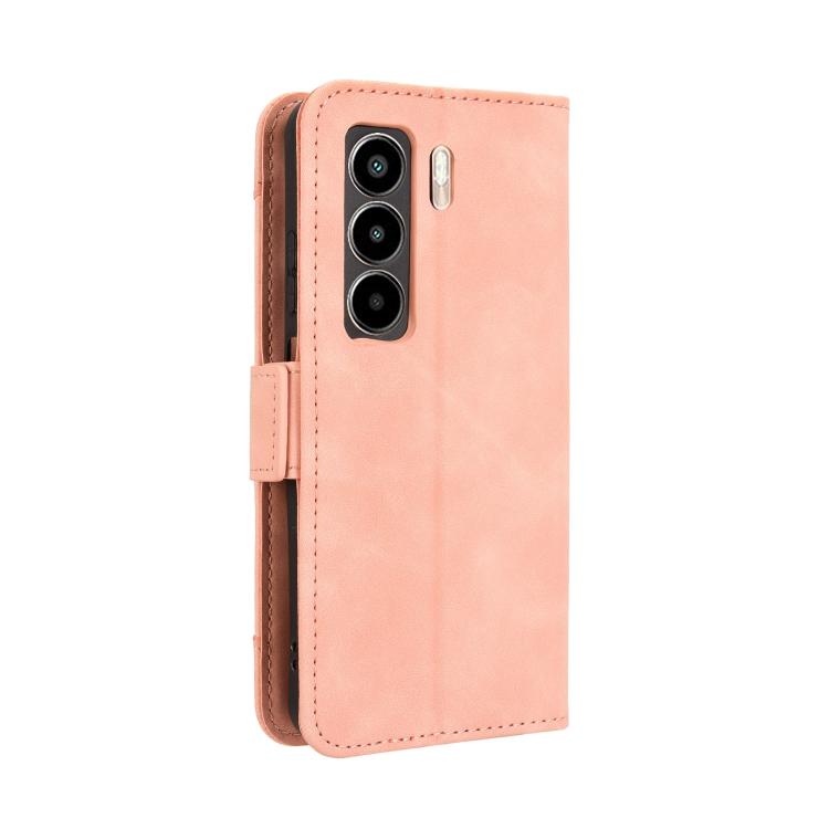 For itel Power 70 Skin Feel Calf Texture Card Slots Leather Phone Case