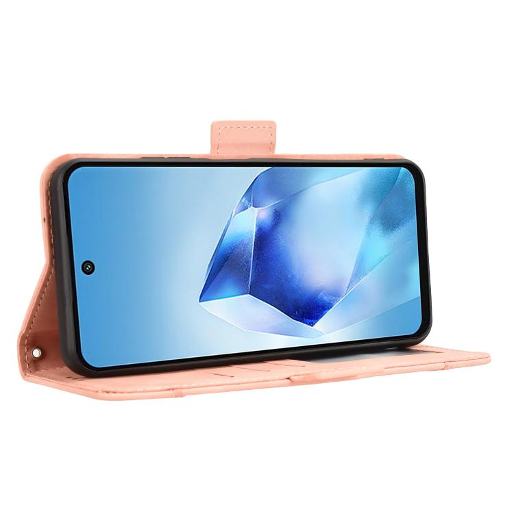 For itel Power 70 Skin Feel Calf Texture Card Slots Leather Phone Case
